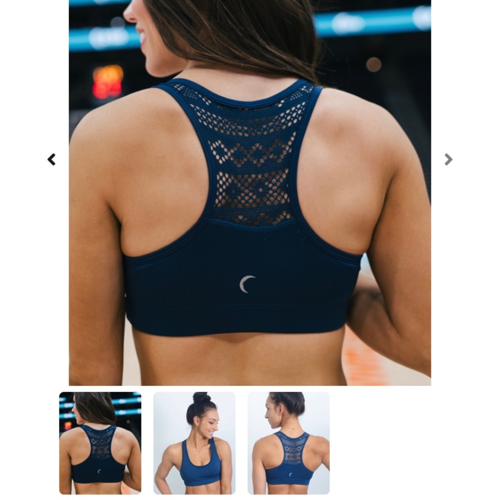 Classic Navy Bomber Bra (L)